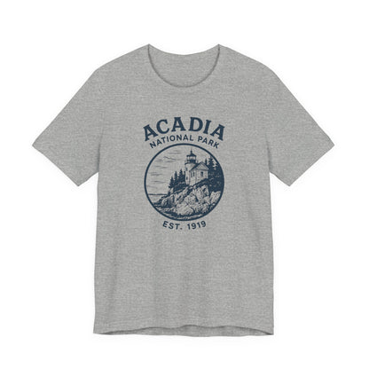 Acadia National Park T-Shirt — Vintage Lighthouse Est. 1919 Tee