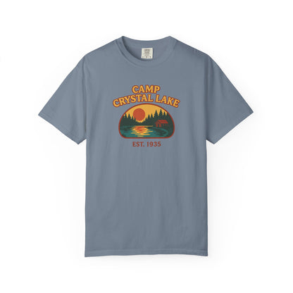Camp Crystal Lake T-Shirt — Horror Movie Nostalgia Tee