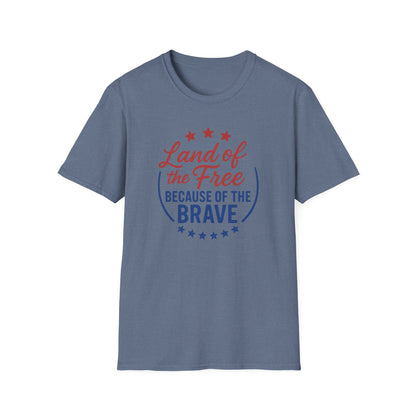 Land of the Free Because of the Brave T-Shirt
