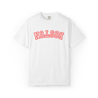 Upside Down Boston Shirt - Baseball shirt Unisex Tee