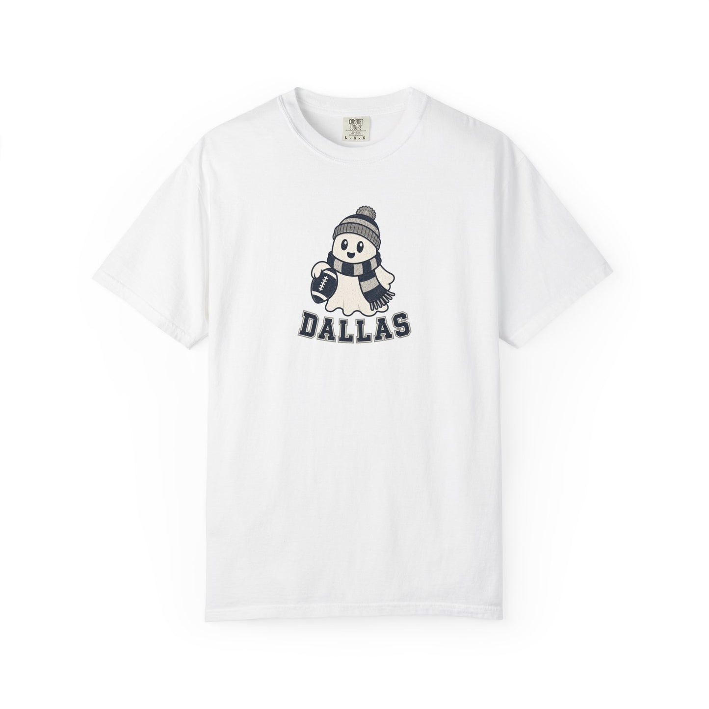 dallas ghost with scarf and football