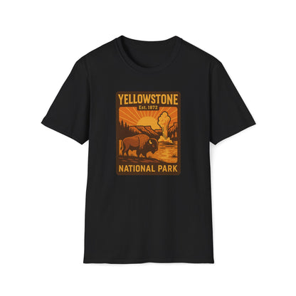 Yellowstone National Park T-Shirt: Vintage Nature Lover Tee