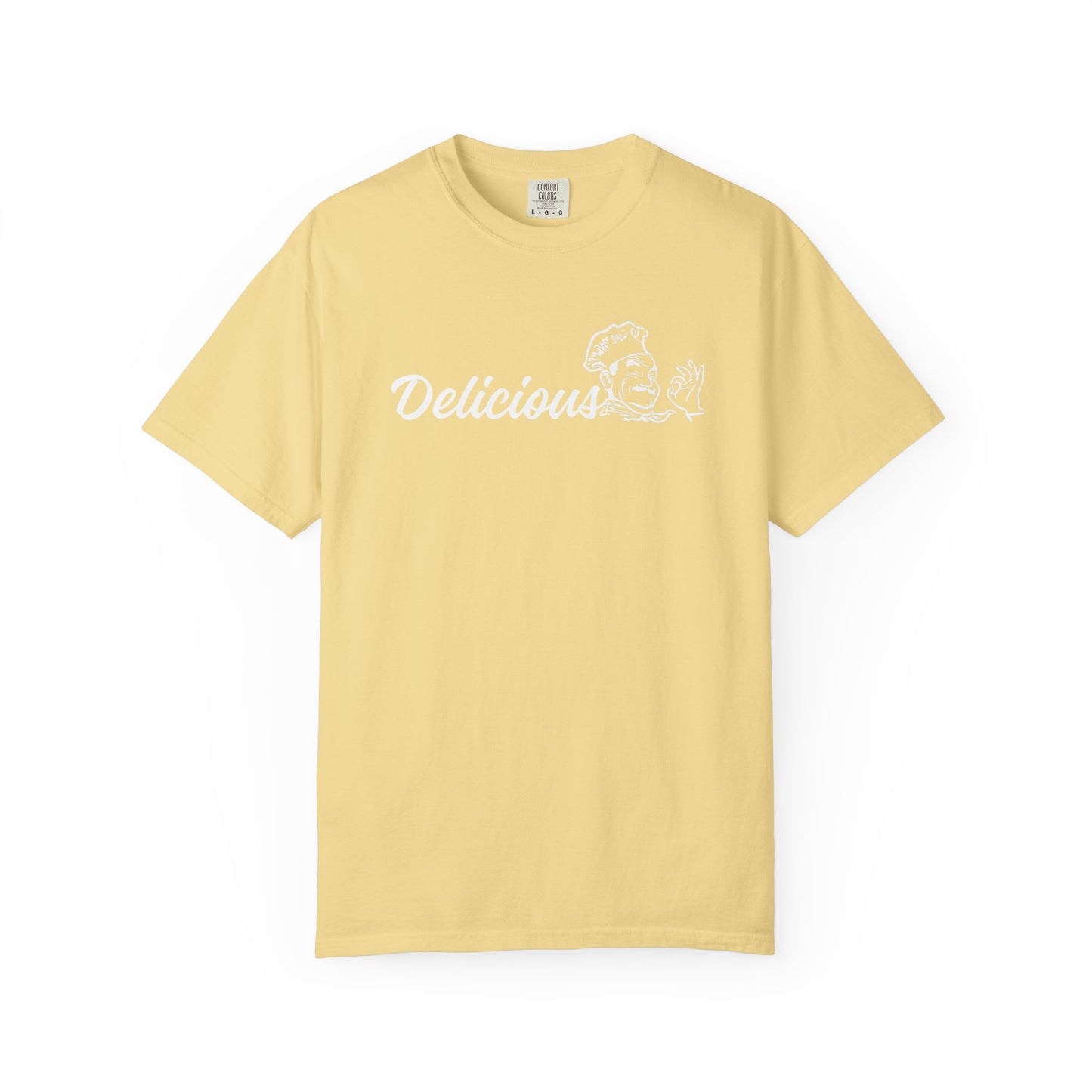 Delicious! Retro Pizza Chef Graphic T-Shirt — Vintage Foodie Tee