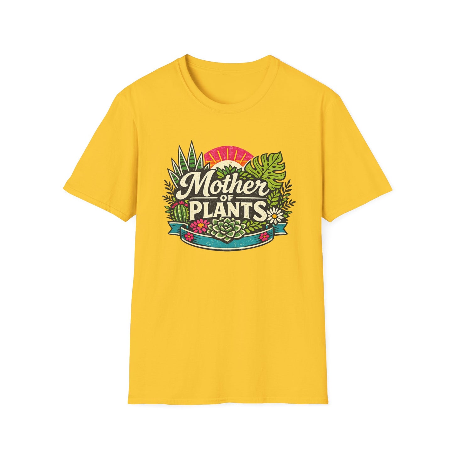Mother of Plants T-Shirt | Floral Succulent Garden Graphic