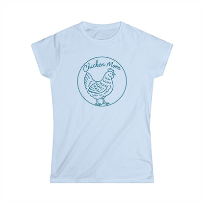 Chicken Mom T-Shirt — Women's Vintage Farmhouse Tee