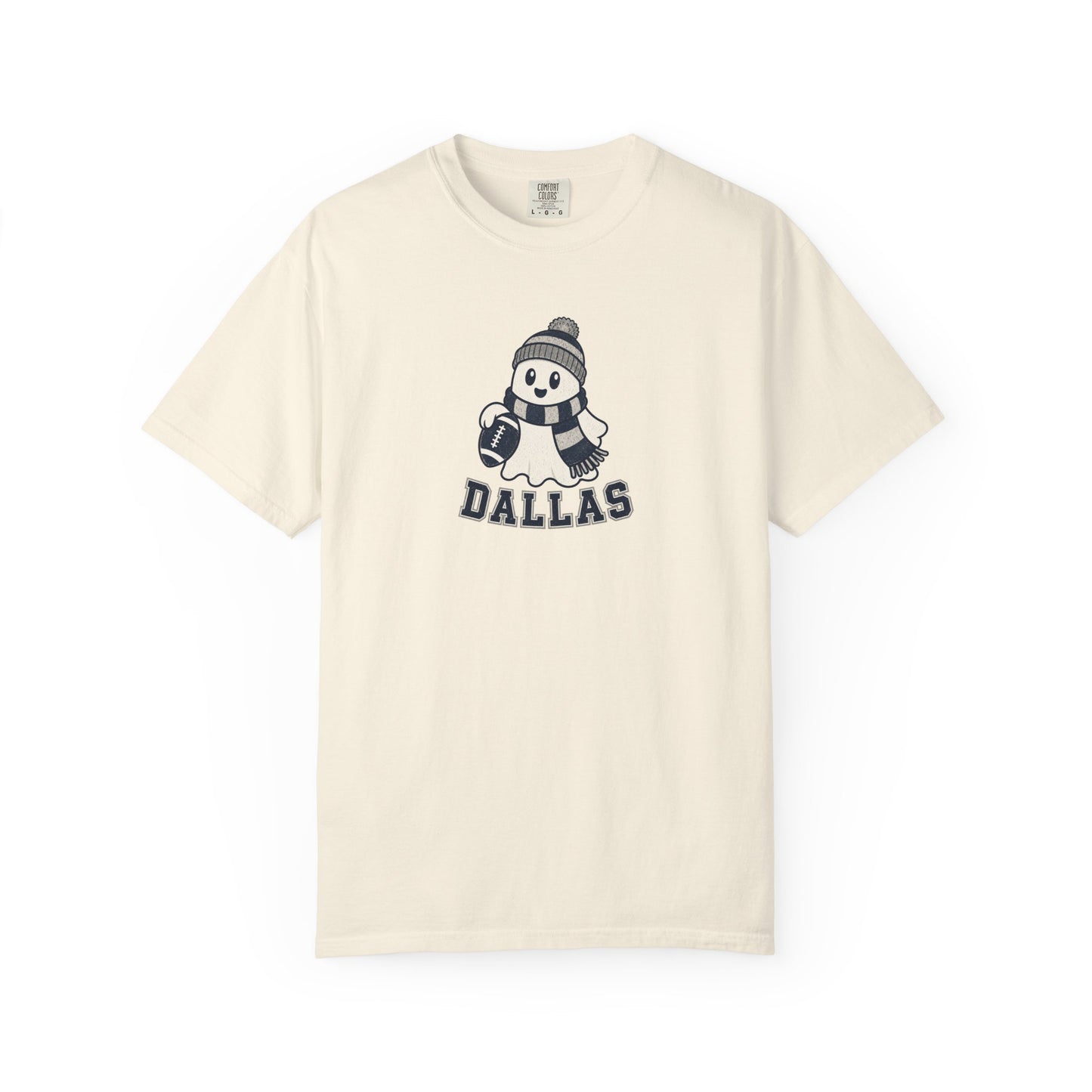 dallas ghost with scarf and football