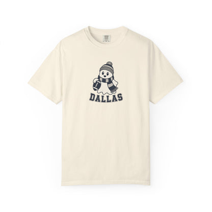 dallas ghost with scarf and football
