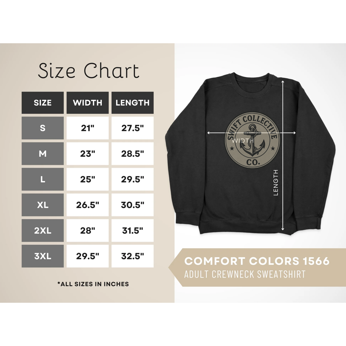 Upside Down Boston Crewneck Sweatshirt | Comfort Colors